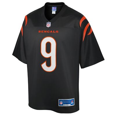 NFL PRO LINE Men's Joe Burrow Black Cincinnati Bengals Replica