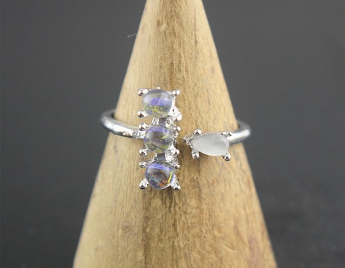 Wholesale Bulk Lots 40pcs Glass Jewelry Variety Fashion Rhinestone Women Rings - Picture 18 of 19