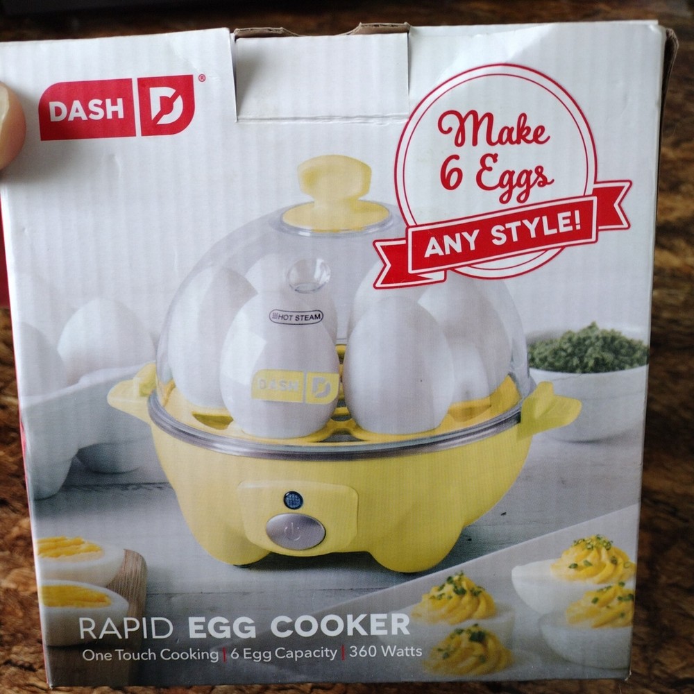 6-Cup Rapid Egg Cooker - Fast Electric Cooking for Perfect Eggs  