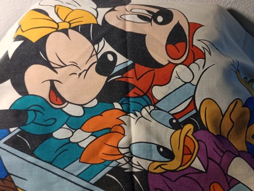Vintage Twin Bettwäsche Mickey Mouse & Friends ABC Set - Full Flat Kissenbezug - Bild 2 von 13