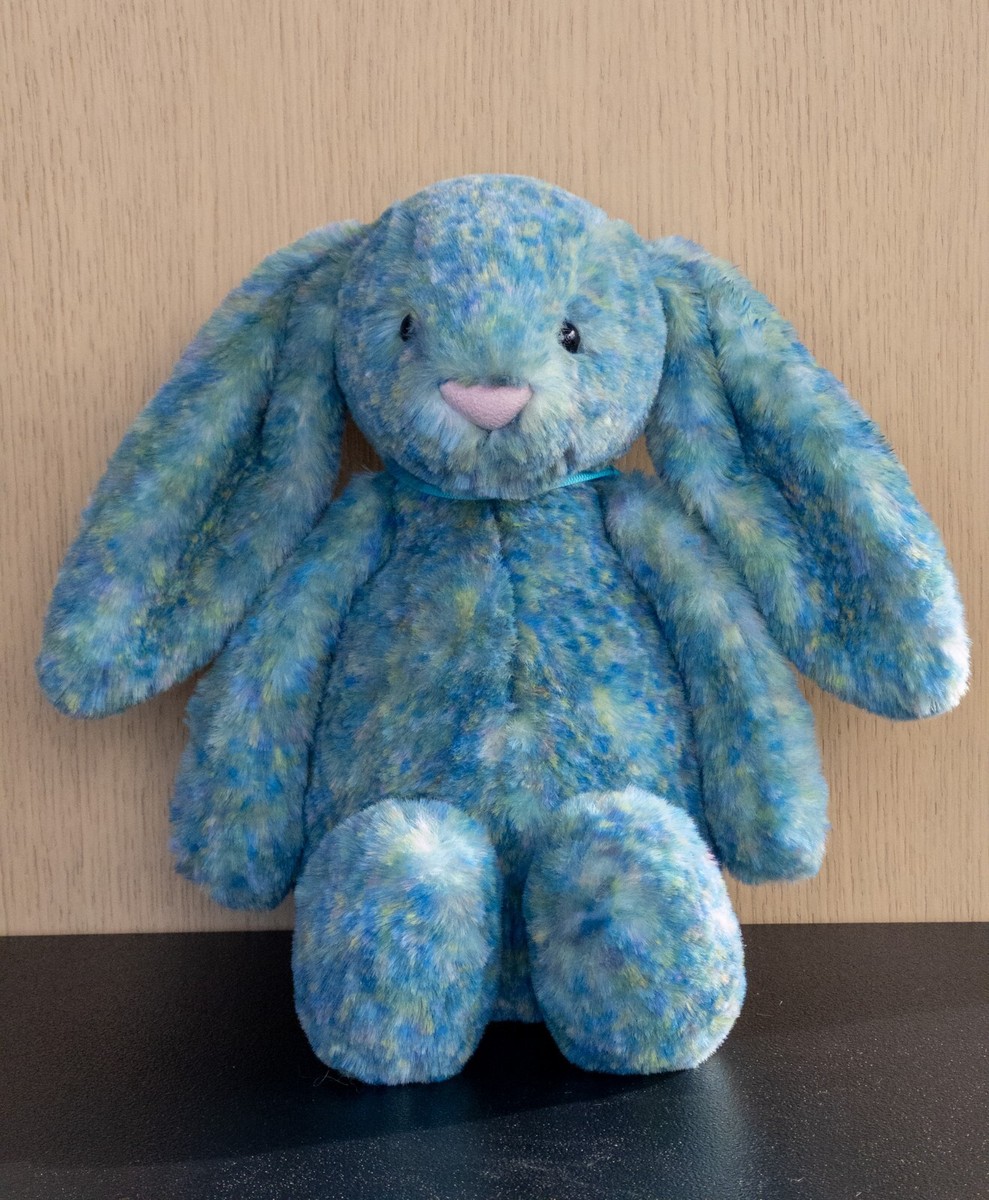 Authentic Jellycat Bashful Luxe Bunny Azure (Medium) VHTF