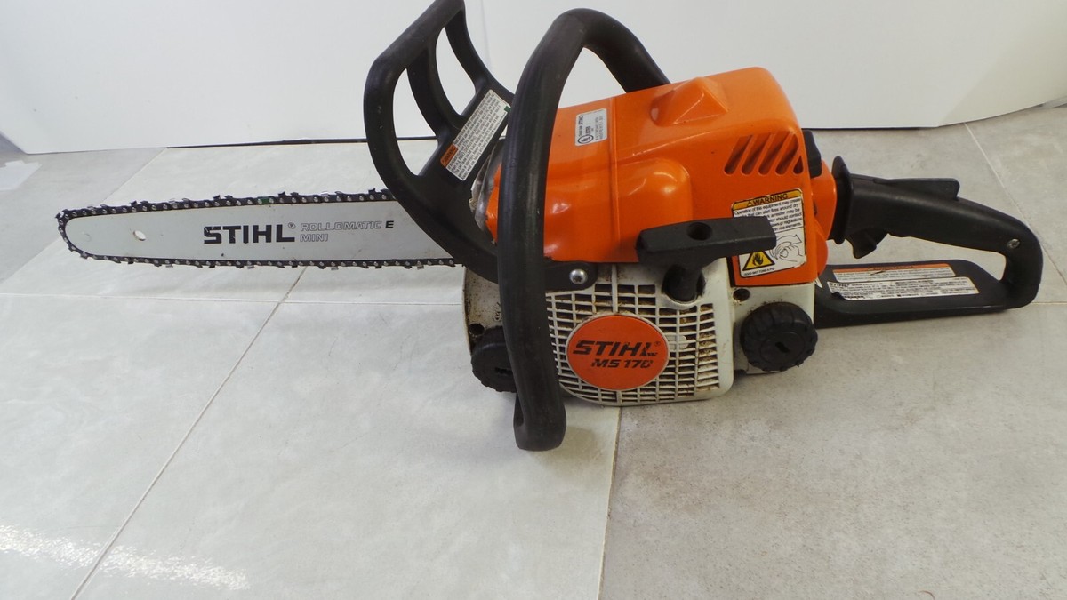 ☆美品、オススメ☆STIHL MS170C （30cc）チェーンソー 冷たかっ