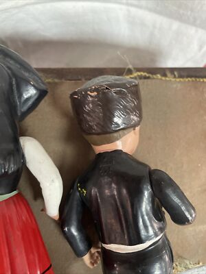 Poupées Anciennes Petitcollin - Couple Alsacien - Celluloïd - Années 40