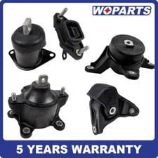 5x Motor AND Trans Mount Set Fit For Honda Accord 2.4L 4-Cylinder Auto 2009-2013