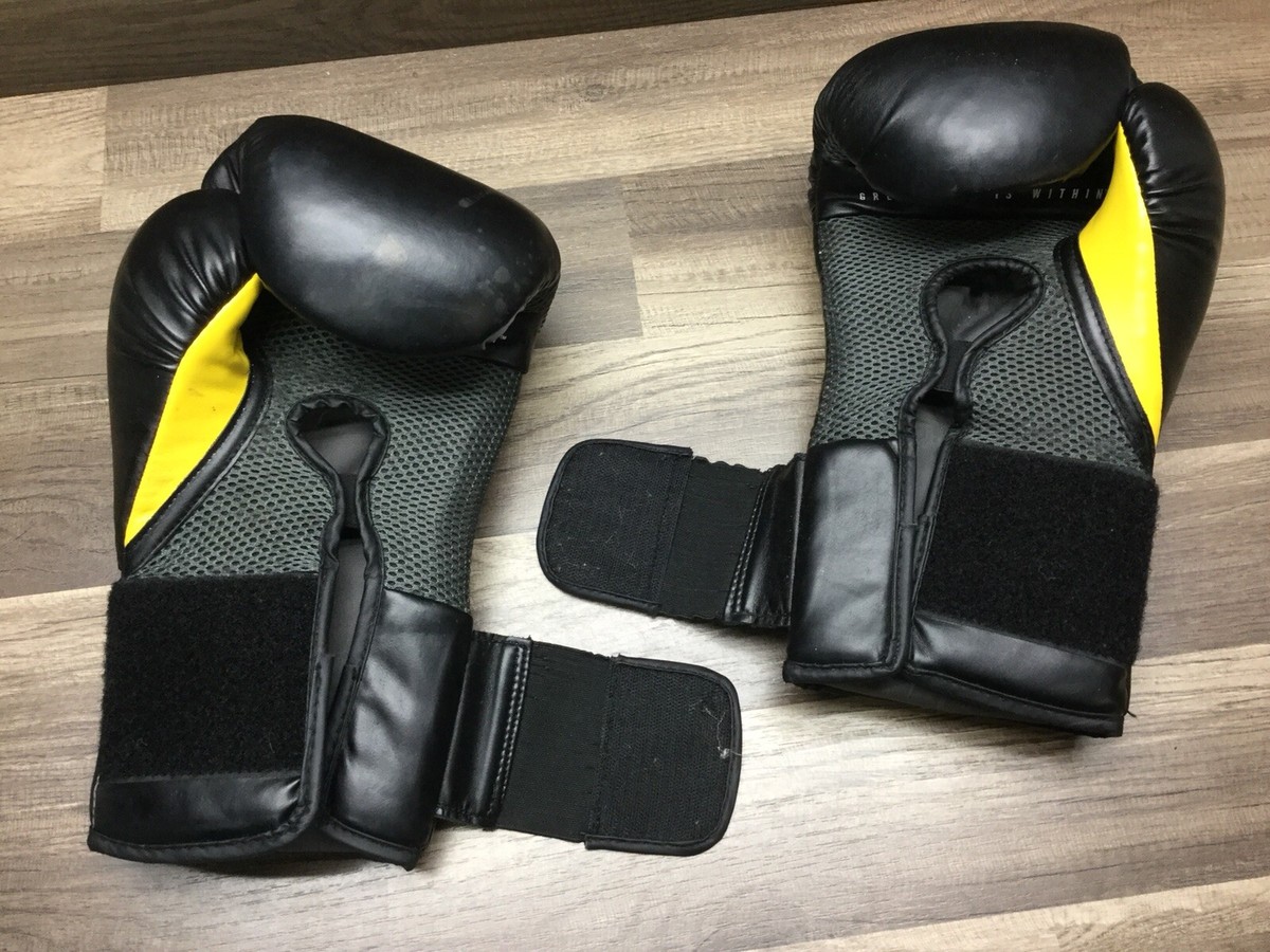 EVERLAST Elite Pro Style Training Gloves Black 16 oz With