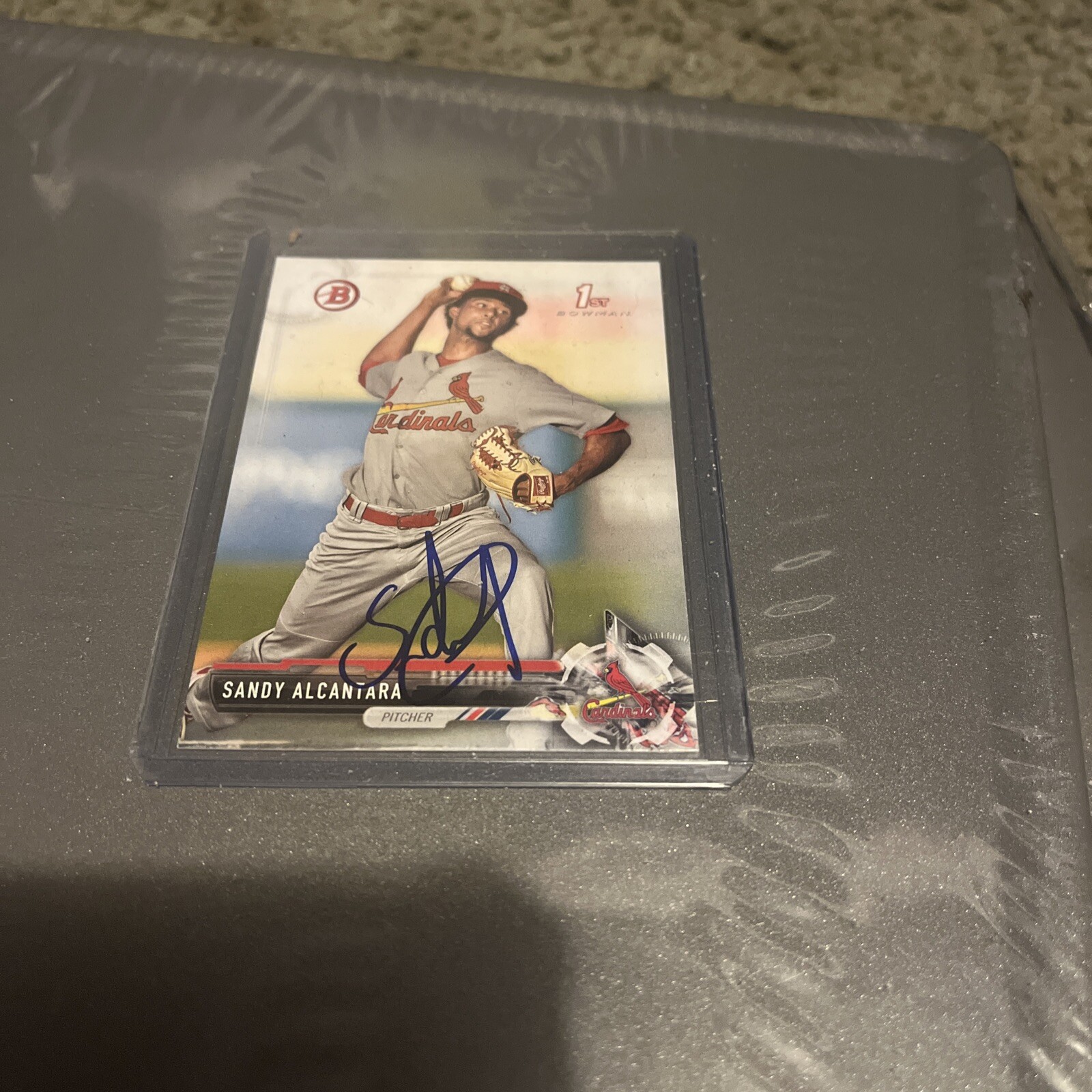 2017 Bowman Chrome #CPA-SA Sandy Alcantara 1st Prospect Autograph RC Auto Rookie