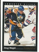 DOUG WEIGHT 1993-94 PINNACLE CARD NEAR MINT+/NEAR MINT CONDITION