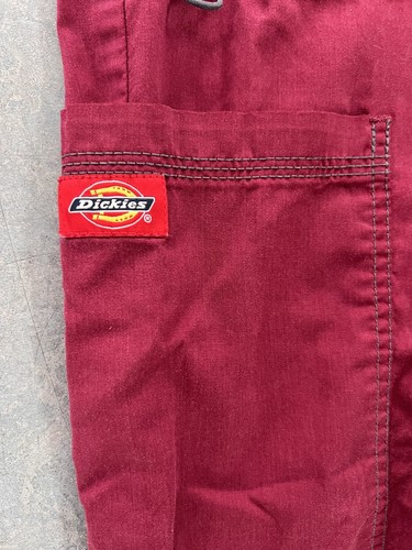 Dickies Scrubs Set Medical Uniform No Size PRBLY Large See Photos Red Good Shape - Picture 6 of 11
