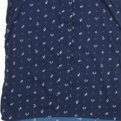 Zudio Womens Blue Polyester Blend T-Shirt Size XS - 第 10/10 張圖片