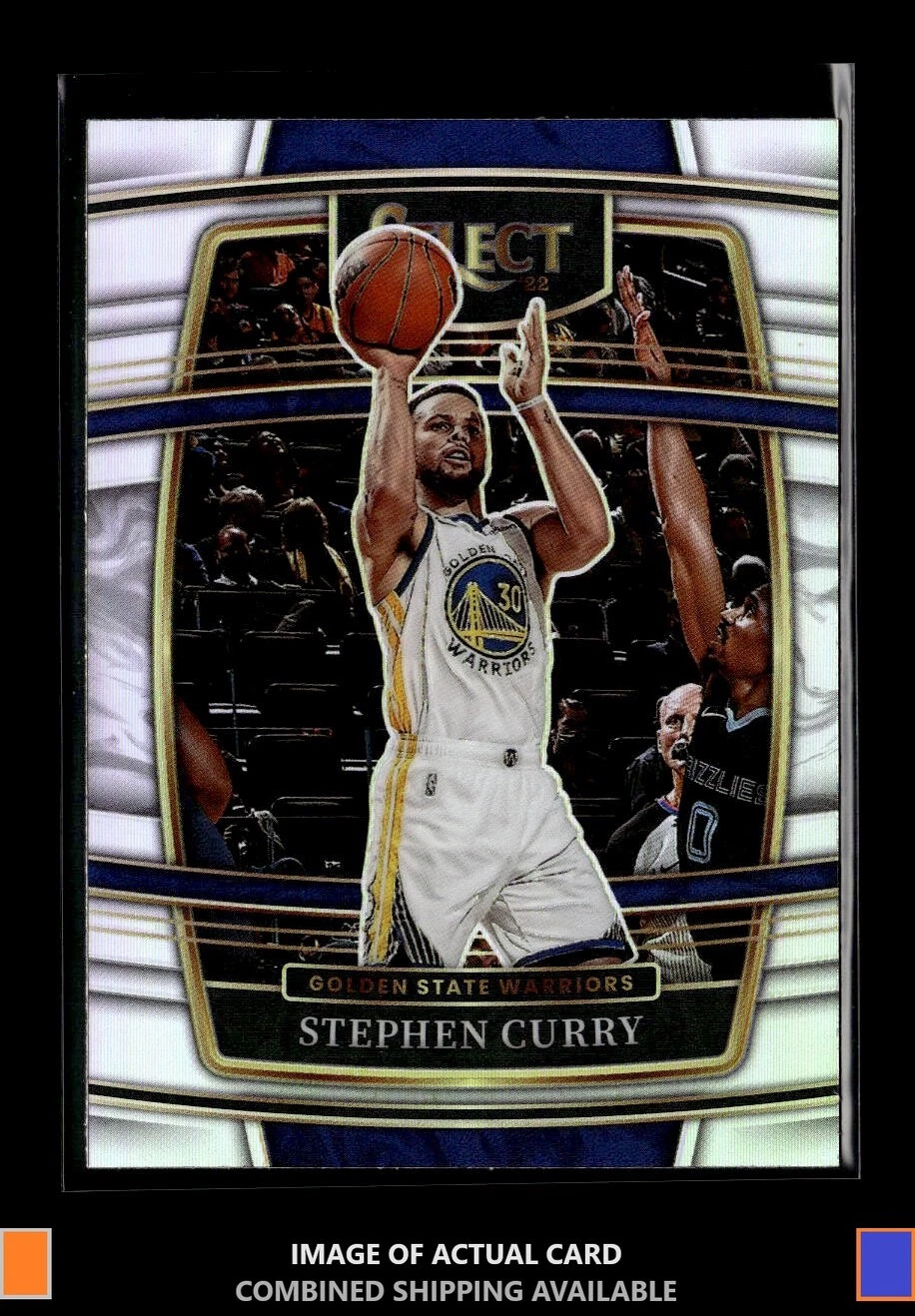 2021-22 Panini Select #94 Stephen Curry Silver Prizms Golden State Warriors
