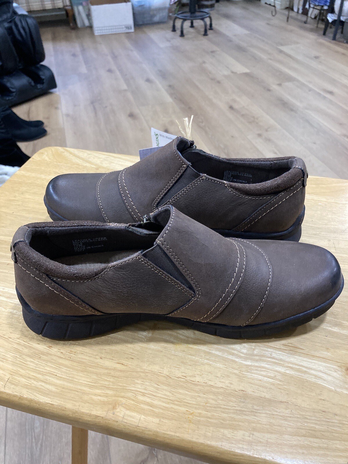 Earth Origins Shoes Womens 10M Leather Brown Welltek System NWT eBay