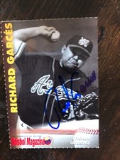Venezuelan Baseball RICHARD GARCES autographed 2006 Beisbol Magazine