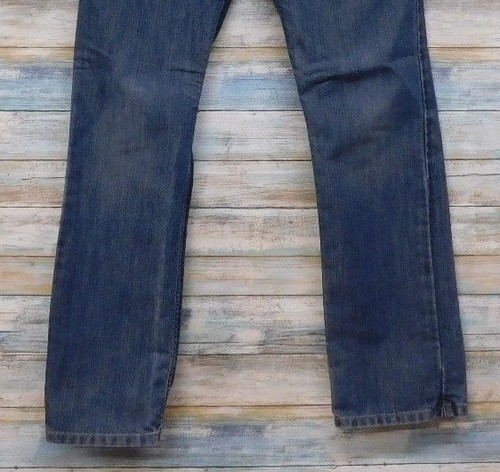 Levis Boys Jeans Denim 16 16x28 514 Slim Straight Blue - Picture 6 of 8