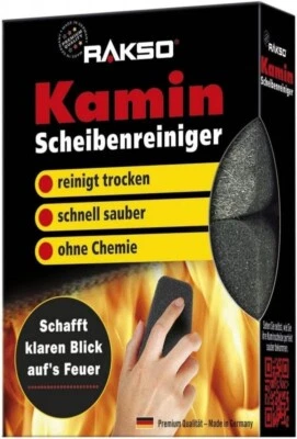 Rakso Ofenglas-Reiniger 2-Pack – Trockenreinigungspads kratzfreie Glasreinigung