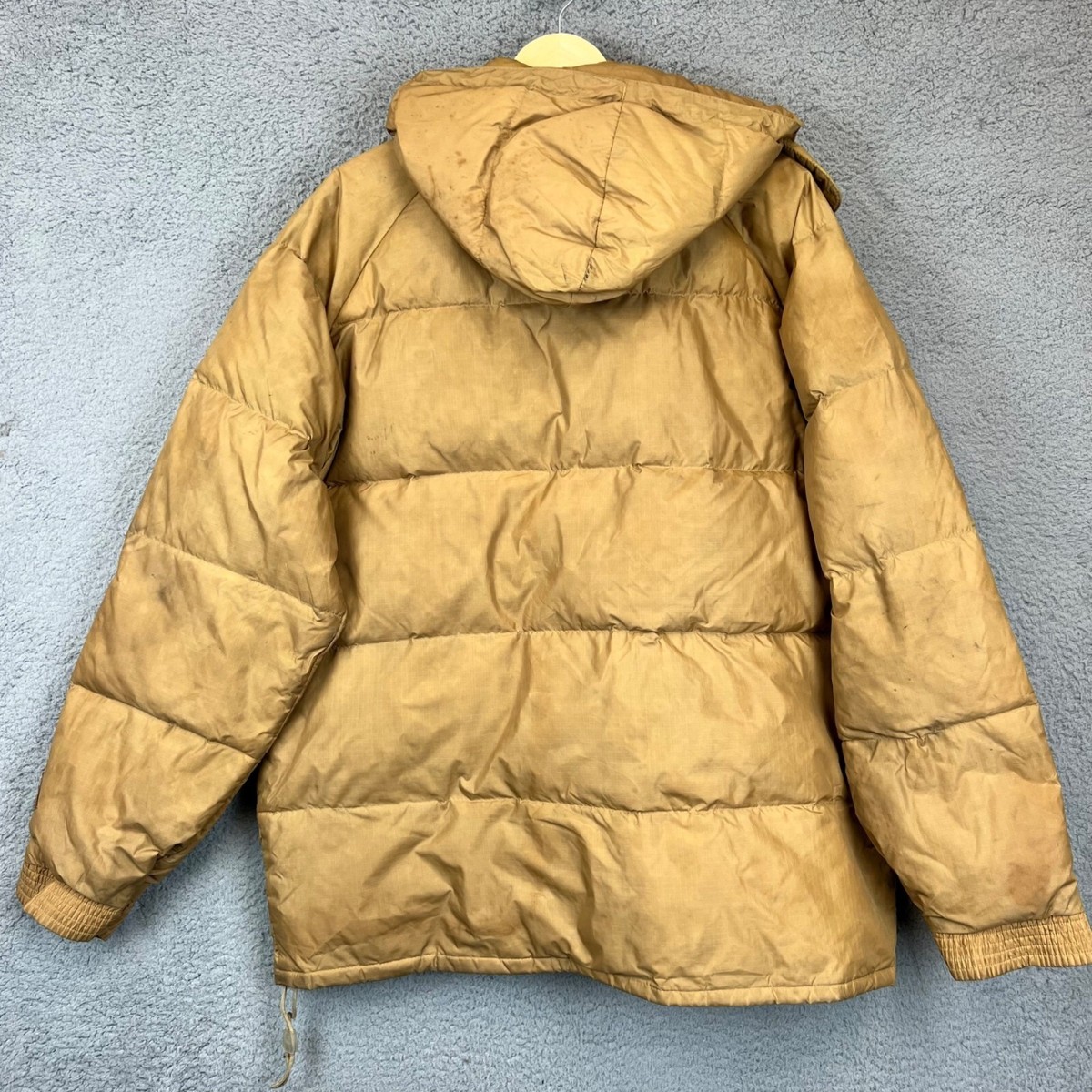 VINTAGE CAMEL Jacket GOOSE Down XL Puffer Winter Coat | eBay