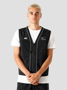 mens nike gilet black