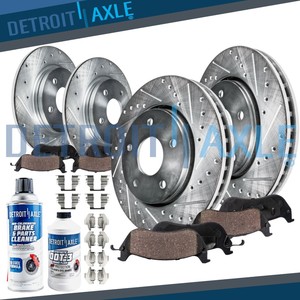 Front Rear Drilled Brake Rotors Ceramic Pad For Nissan Altima Se R Brake Kit Ebay