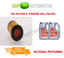 PETROL OIL FILTER + FS 5W40 OIL FOR MERCEDES-BENZ CLK55 AMG 5.4 347 BHP 1998-02