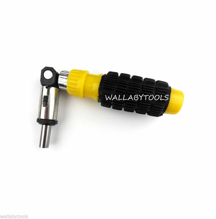 Reversible Ratchet Screw Driver 41Pc Bit Socket Set Tool Car Bike