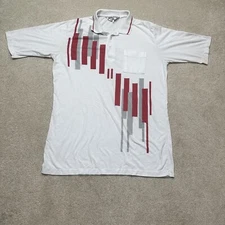 Vintage Nologo By Tonix Polo Shirt Mens Large White 90s