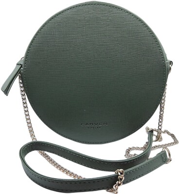 Carven-Parfums-Hunter Green-Crossbody Bag-(NIB)