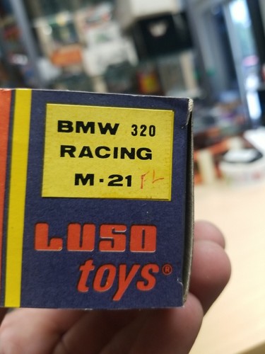 BMW 320 Racing M. 21 - Luso - Spielzeug Export Metall 1/43 Made in Portugal - Bild 12 von 12
