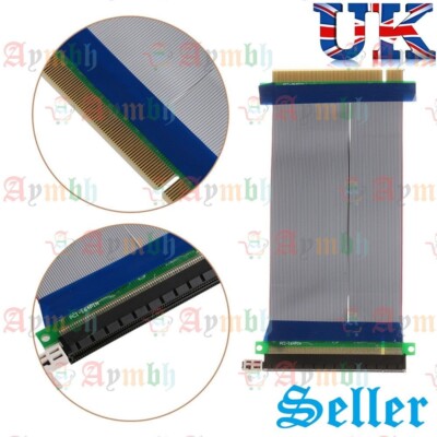 PCI-E PCI-Express 16X Riser Karte Flexibles Flachband Extender Verlängerungskabel Kabel