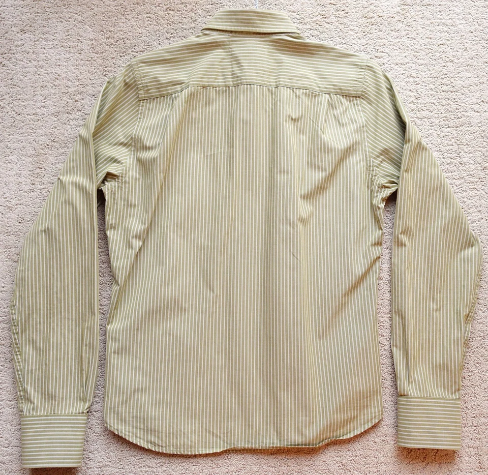 RUEHL No. Camisa social masculina 925 verde tamanho médio - Imagem 4 de 4