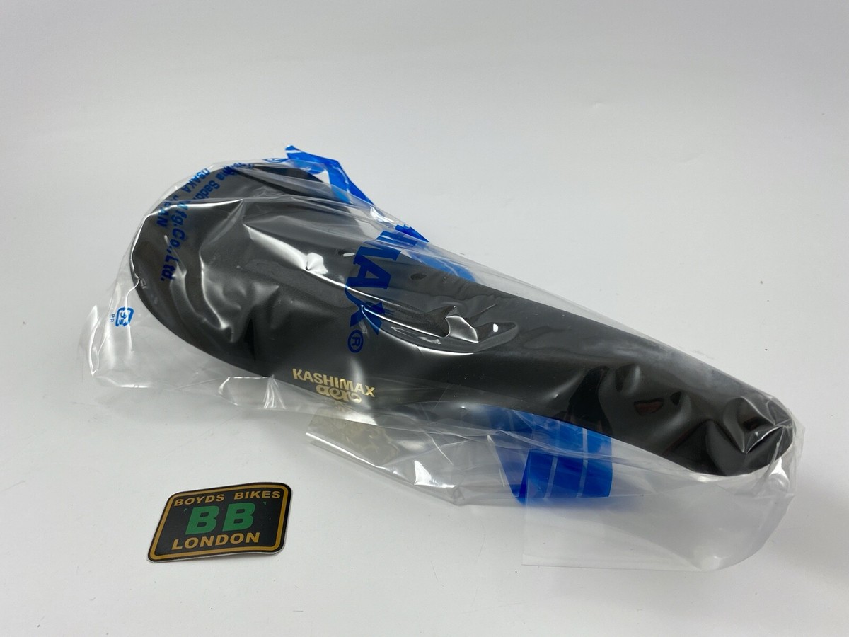 Kashimax AERO saddle - Old School BMX - Black Red Blue