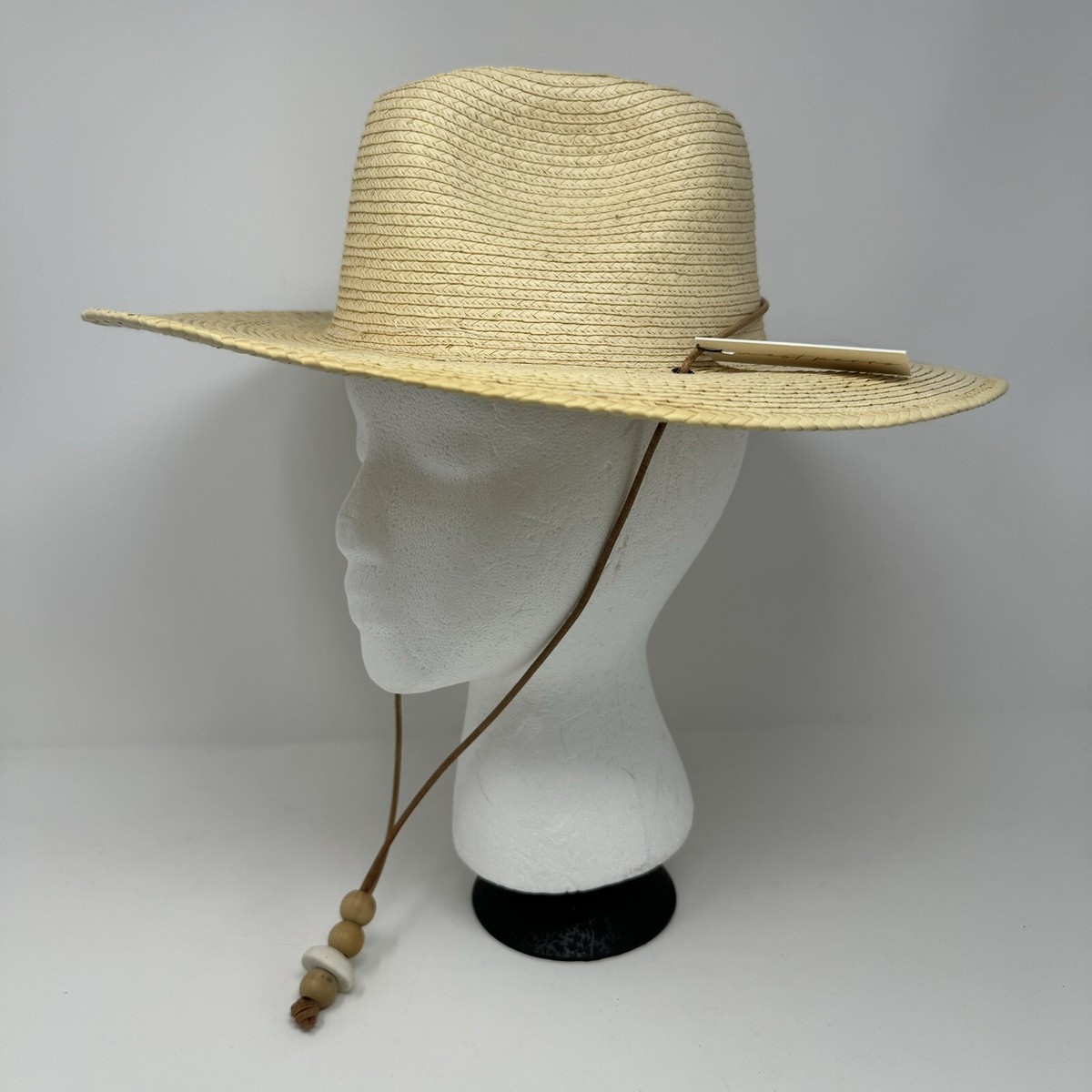 West Perro DESERT SUN HAT - NATURAL GUATEMALAN PALM Desert Sun Hat -Golden Guatemalan Palm – Emma main image 3