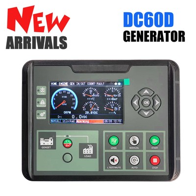 DC60D Generator Set Controller Fits For Diesel/Gas Genset Parameters Monitoring
