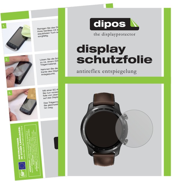 5X Schutzfolie FüR Ticwatch Pro X Display Folie Matt Displayschutzfolie-image
