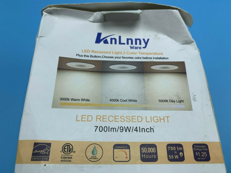 ASD 4" LED Recessed Light Retrofit Kit - Dimmable, Color Adjustable (2700K-5000K), 9W, 4-Pack - View #10