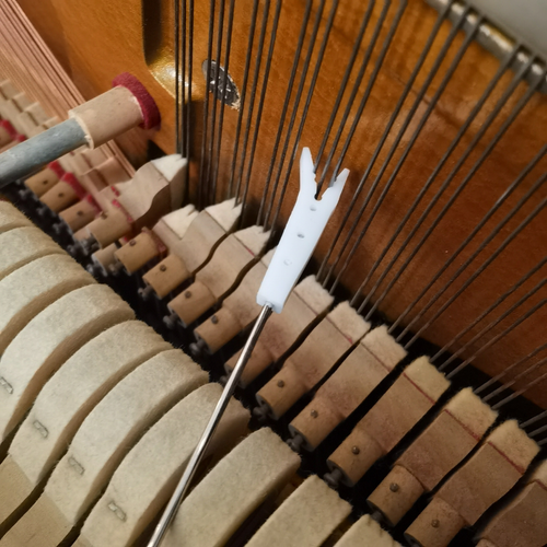 Professionelle Klavier Diskant Stab Gabel Mittel und Alt für Klavier Stimmung Stumm USA - Bild 7 von 10
