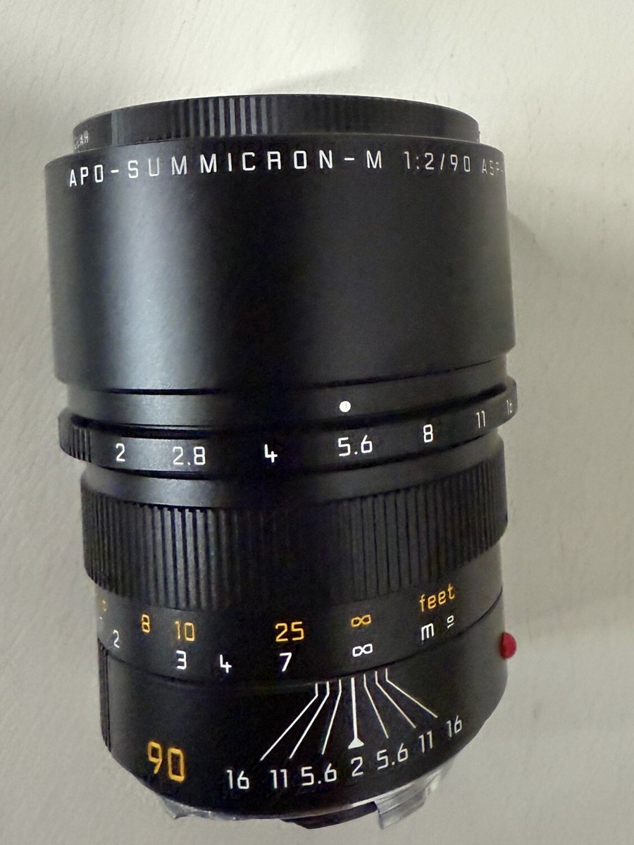 Leica APO Summicron-M 1:2/90 ASPH Black Lens | eBay
