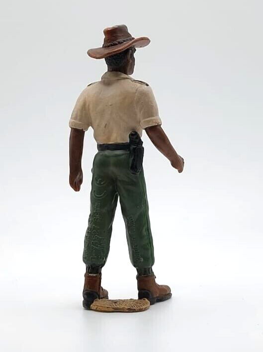 Figurine LR - Garde Chasse Au Furet - Plomb Creux - Jouet Miniature Français