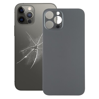 Big Camera Hole Battery Back Cover for iPhone 12 Pro Max (Graphite)