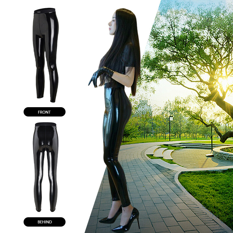 LEOHEX Women Sexy Shiny WetLook Patent Leather Leggings Mirror Tight leohex-women-sexy-shiny-wetlook-patent-leather-leggings-mirror-tight
