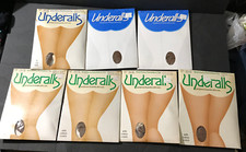 Lot of 7 Vintage UNDERALLS PANTYHOSE BEIGE SUNTAN LEGS Size A-B Styles 310 320