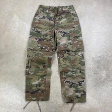 Vintage Woodland Camo Military Cargo Pants Size 31x32 Brown Cyber Grunge Baggy