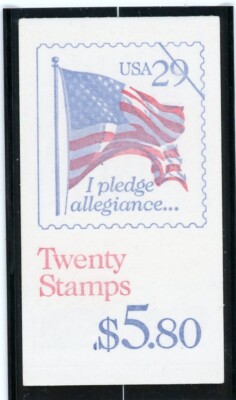 Edge of Allegiance［カセット］ US 2593a BK196 Pledge of Allegiance 29c - Folded Booklet of 20