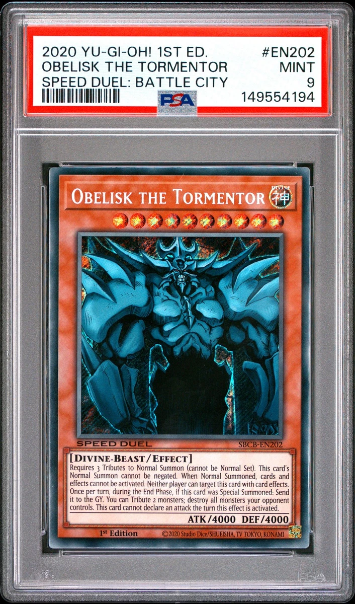 Obelisk The Tormentor Konami Yu-Gi-Oh! TCG Professional Sports