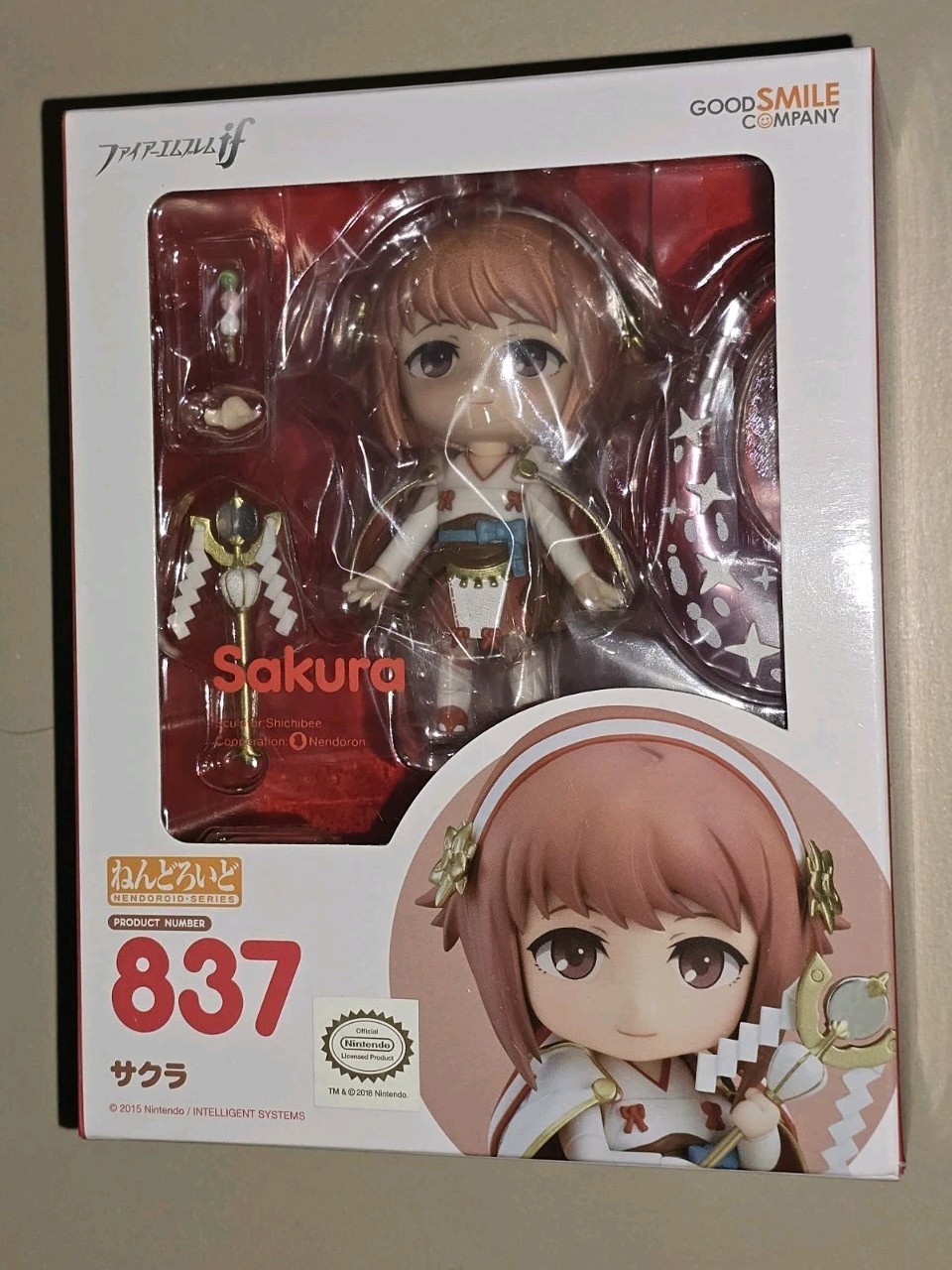 NUEVA Figura Nendoroid 837 Fire Emblem Fates Sakura Good Smile Company - Nueva