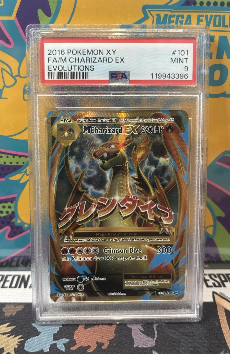 Pokémon TCG Ultra Rare Charizard Grade 9 Individual Collectible