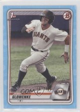 2020 Bowman Draft Sky Blue Border 197/499 Jimmy Glowenke #BD-35 11al