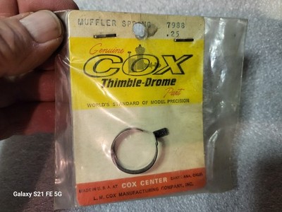 Genuine Cox Muffler Spring Part on Card #7988