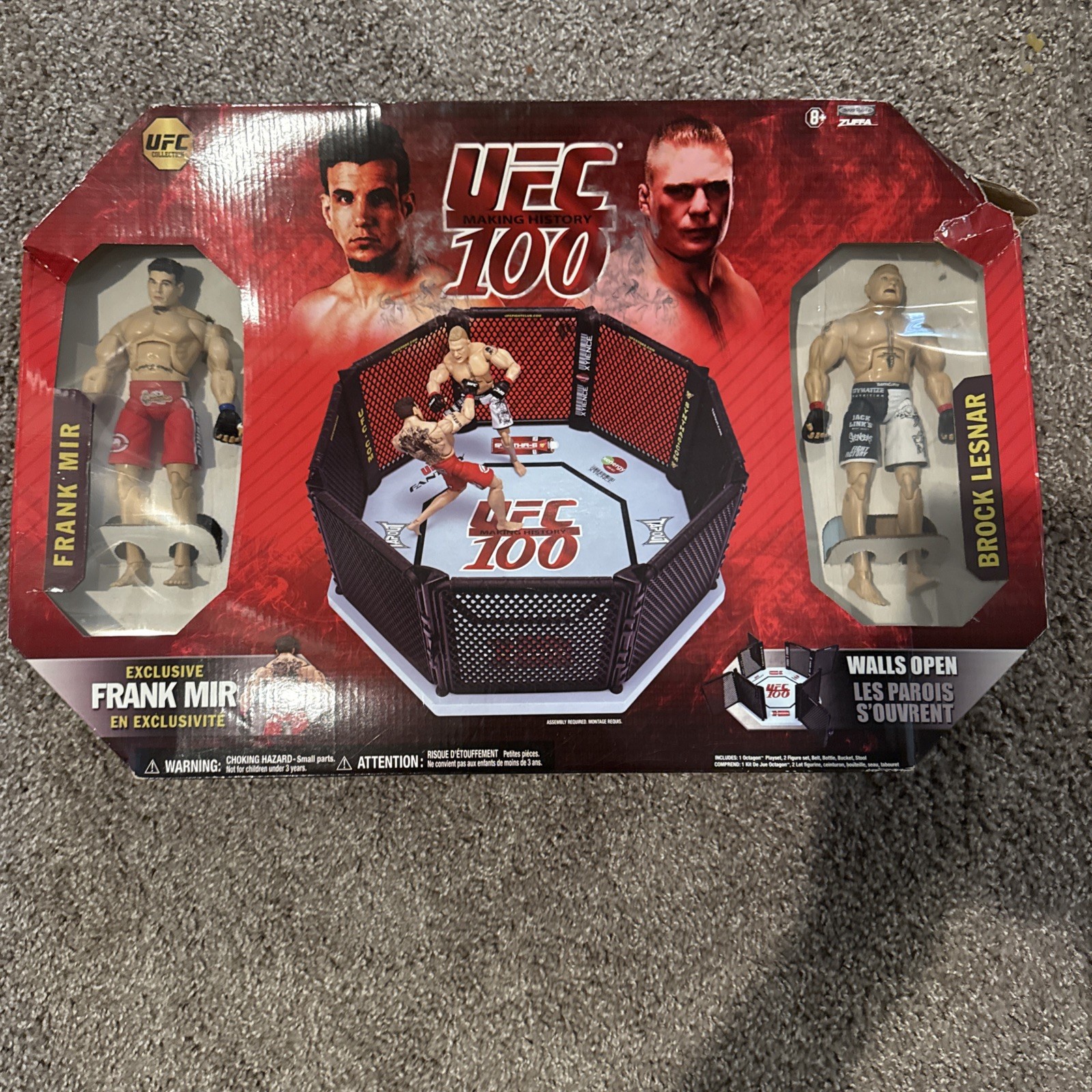 UFC Ultimate Fighting Jakks Pacific Micro Anillo Juego UFC 100 Anillo