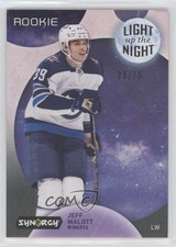 2022 Upper Deck Synergy Light Up The Night Rookies Pink 25/75 Jeff Malott 1kx2