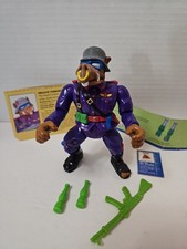 Vtg 1992 TMNT Private Porknose Bebop 99% COMPLETE MINT COND BIOCARD PIZZA POINT 