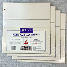 Vtg Holson Refill Pack Easyfill 3.5x5 Photo Album Pages 3-Ring - Lot of 4 PACKS